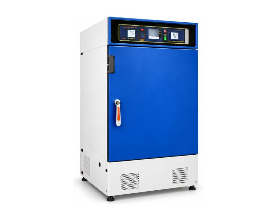 Microprocessor-based cooled incubator for biochemical oxygen demand testing and low-temperature storage.