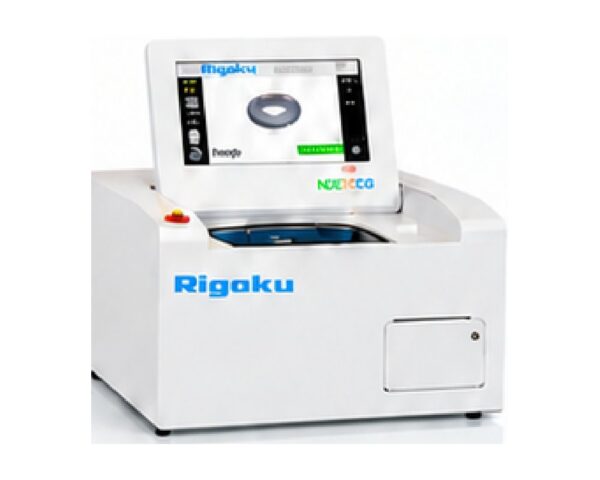 Energy dispersive X-ray fluorescence spectrometer for non-destructive elemental analysis of solids, liquids and powders.