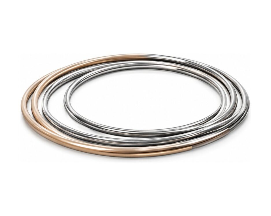Precision-bore PEEK and stainless steel tubing for instrument fluid paths and interconnects.