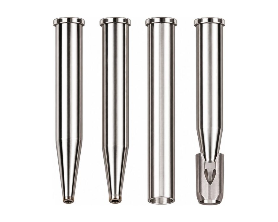 Glass inserts in flat-base, conical and spring-supported formats, for injecting from limited sample volumes.